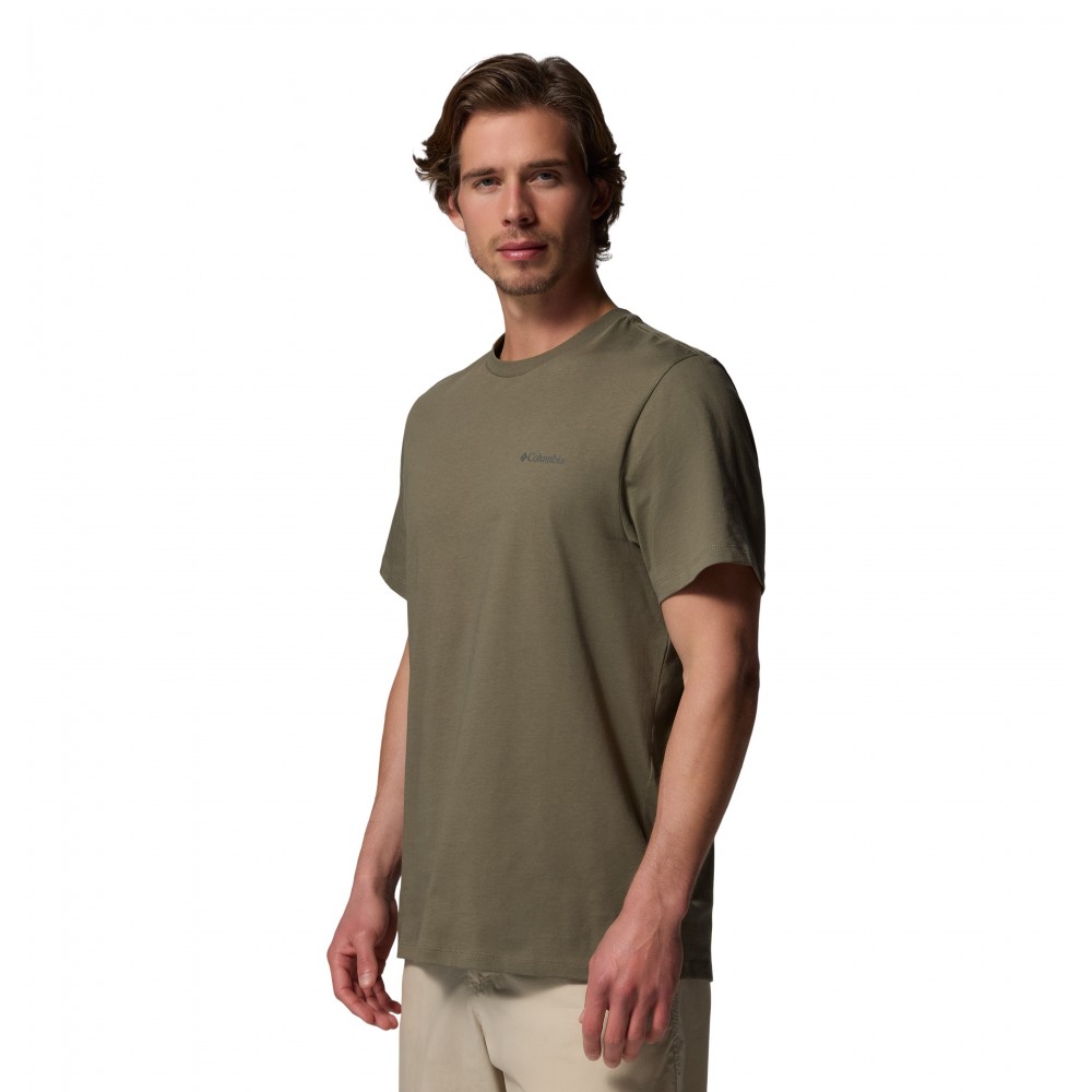 Ανδρική Μπλούζα Columbia CSC™ Logo Back Tee 2155011-398 Χακί
