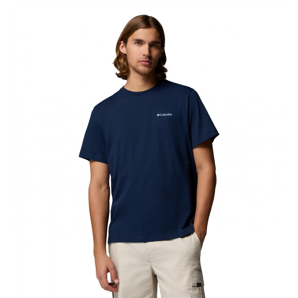 Ανδρική Μπλούζα Columbia CSC™ Logo Back Tee 2155011-464 Μπλε