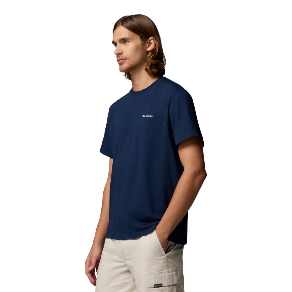 Ανδρική Μπλούζα Columbia CSC™ Logo Back Tee 2155011-464 Μπλε