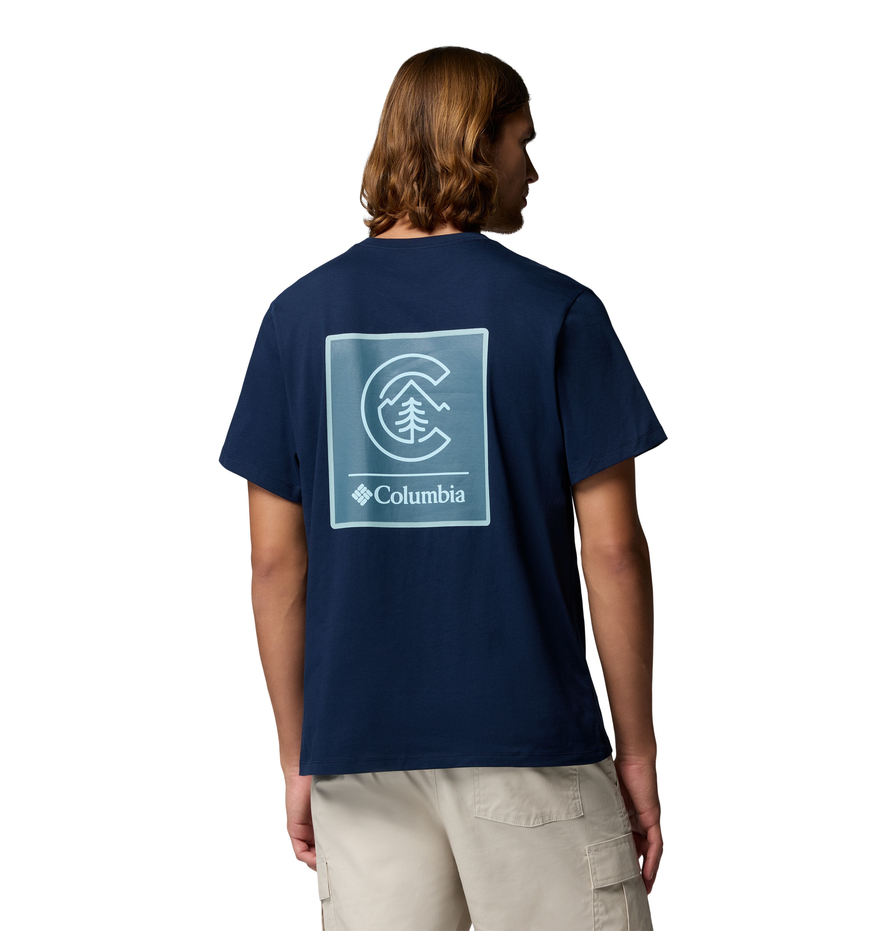 Ανδρική Μπλούζα Columbia CSC™ Logo Back Tee 2155011-464 Μπλε
