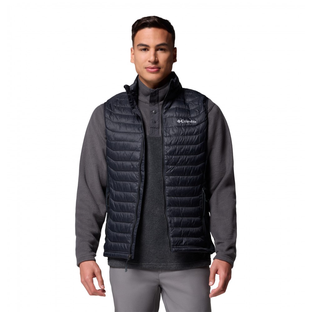 Ανδρικό Γιλέκο Columbia Powder Pass™ Hybrid Vest 2126111-010 Μαύρο