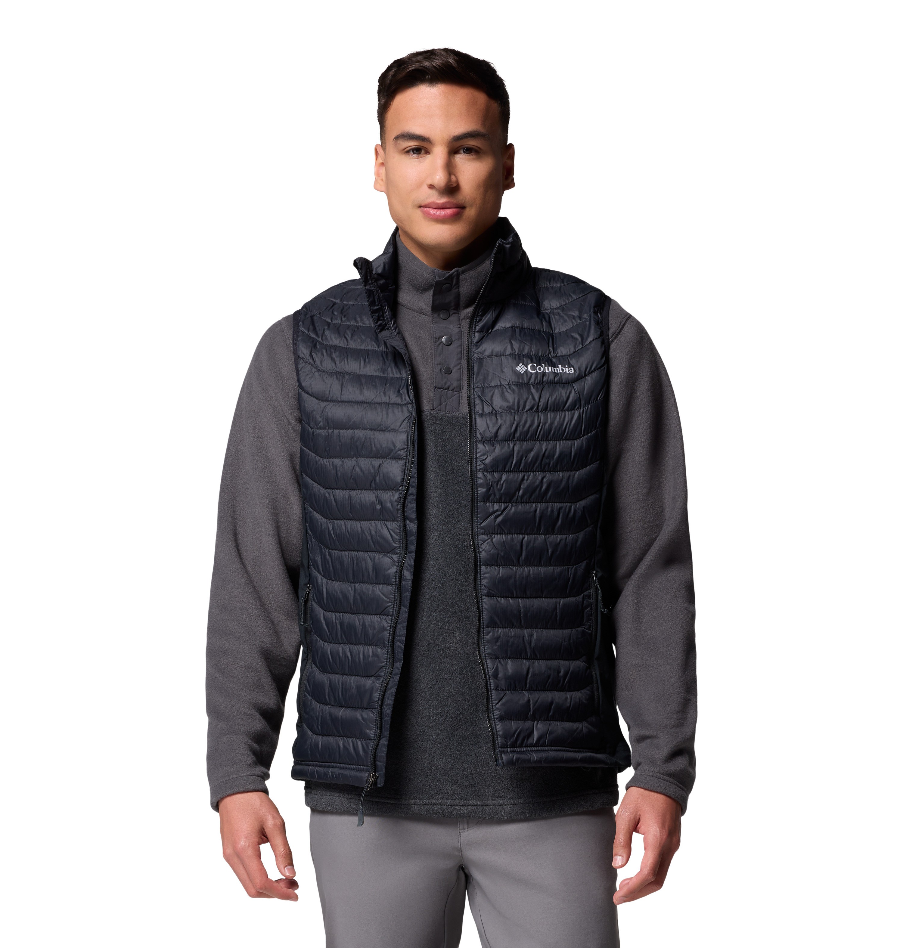 Ανδρικό Γιλέκο Columbia Powder Pass™ Hybrid Vest 2126111-010 Μαύρο