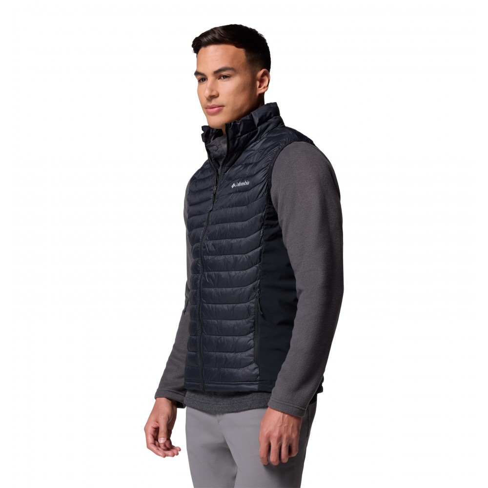 Ανδρικό Γιλέκο Columbia Powder Pass™ Hybrid Vest 2126111-010 Μαύρο