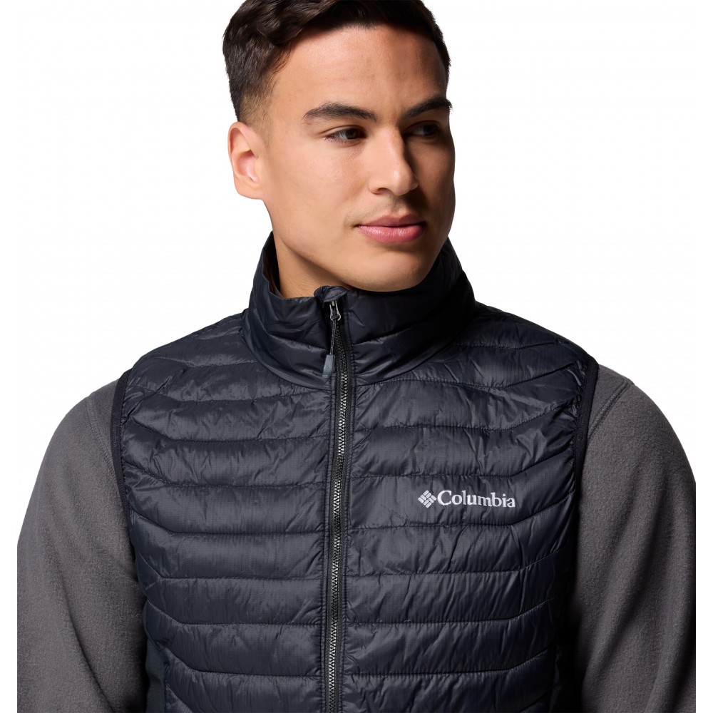 Ανδρικό Γιλέκο Columbia Powder Pass™ Hybrid Vest 2126111-010 Μαύρο
