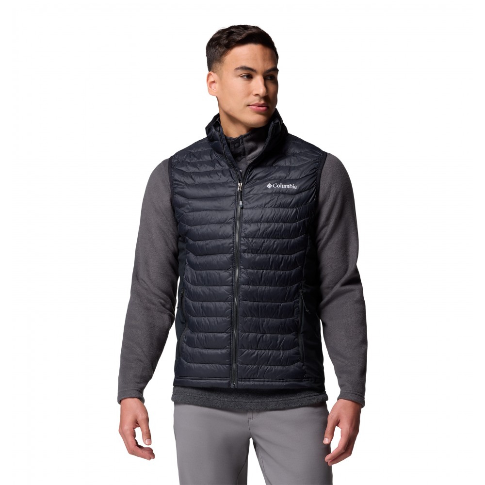 Ανδρικό Γιλέκο Columbia Powder Pass™ Hybrid Vest 2126111-010 Μαύρο
