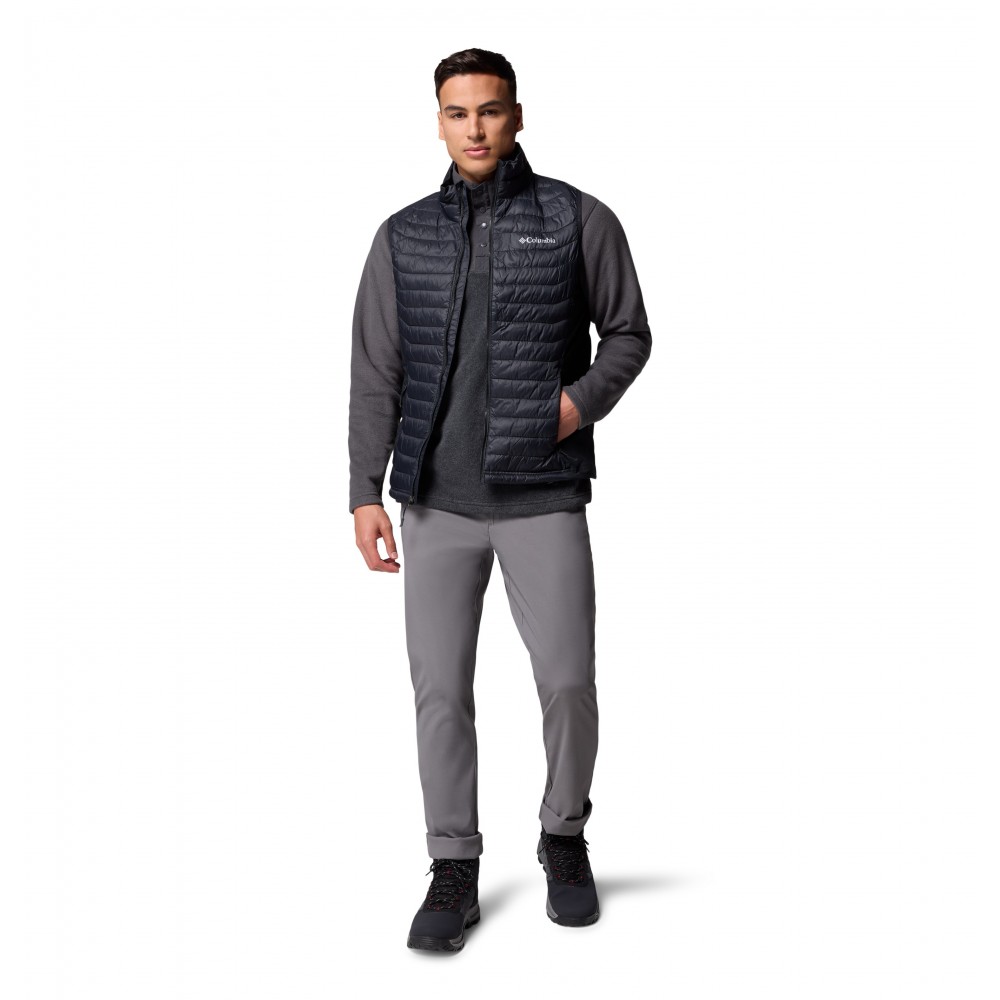 Ανδρικό Γιλέκο Columbia Powder Pass™ Hybrid Vest 2126111-010 Μαύρο