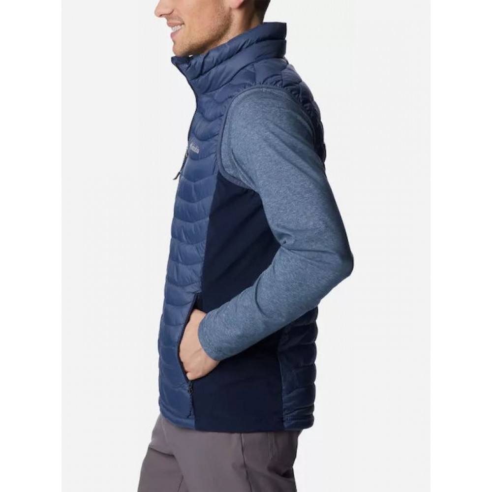 Ανδρικό Γιλέκο Columbia Powder Pass™ Hybrid Vest 2126111-478 Μπλε