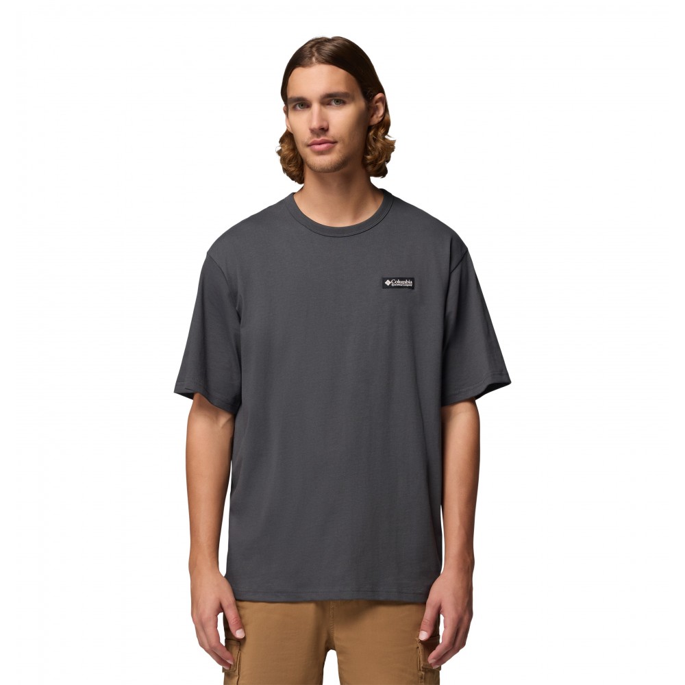 Men's Columbia CSC™ Heavyweight Iconic Tee 2155061-013 Shark, Repeated Peaks