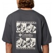 Men's Columbia CSC™ Heavyweight Iconic Tee 2155061-013 Shark, Repeated Peaks