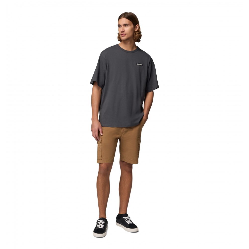 Men's Columbia CSC™ Heavyweight Iconic Tee 2155061-013 Shark, Repeated Peaks