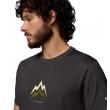 Men's Columbia Parsons Point™ SS Graphic Tee 2165071-010 Black Heather, Pointed Peaks