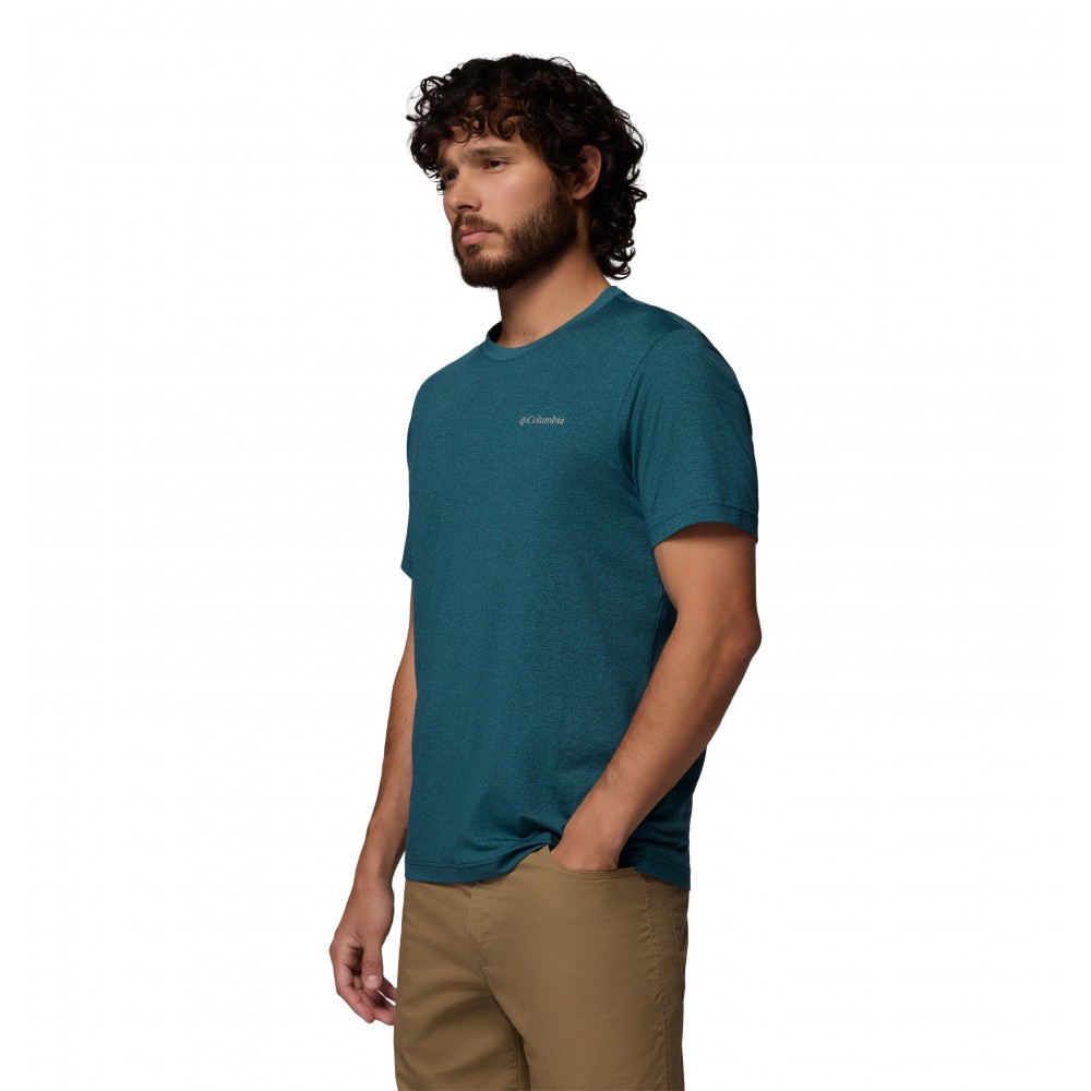 Men's Columbia Parsons Point™ SS Back Graphic Tee 2165081-429 Everblue Heather, Splatter Gem