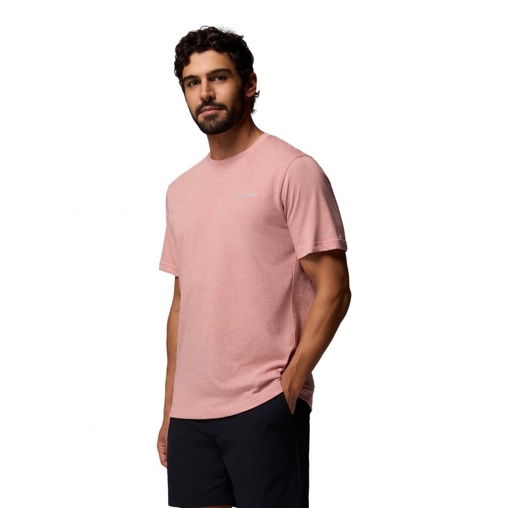 Men's Columbia Thistletown Hills™ Short Sleeve 1990751-643 Washed Red, Heather