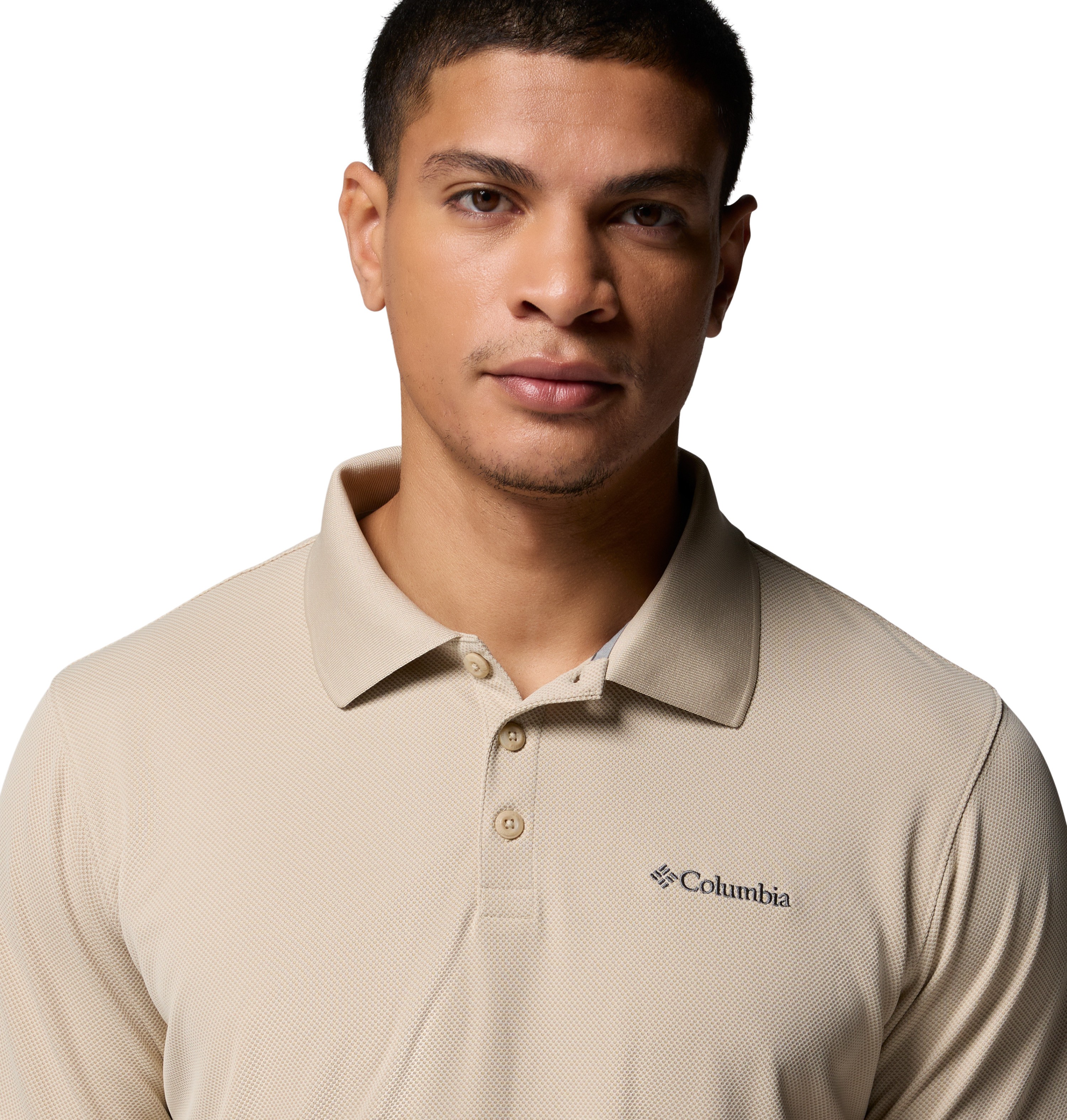 Men Columbia Utilizer Polo AM0126-271 Ancient Fossil
