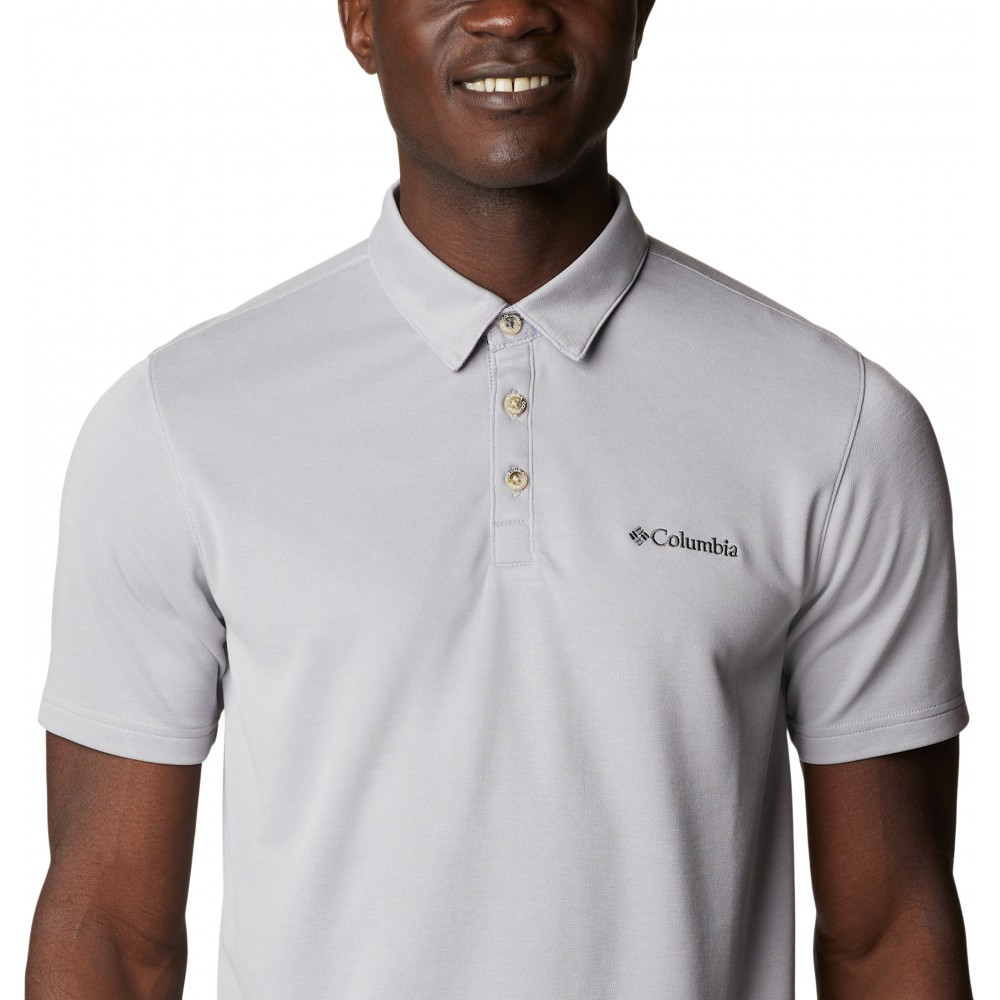 Ανδρικό Μπλουζάκι Polo Columbia Nelson Point Polo ΕΟ0035-039 Γκρι