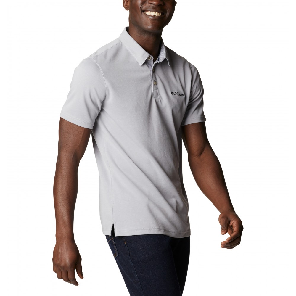 Ανδρικό Μπλουζάκι Polo Columbia Nelson Point Polo ΕΟ0035-039 Γκρι