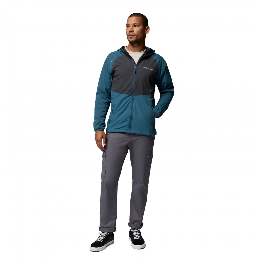Ανδρικό Μπουφαν Columbia Tech™ II Wind Full Zip 2160521-429 Πετρόλ
