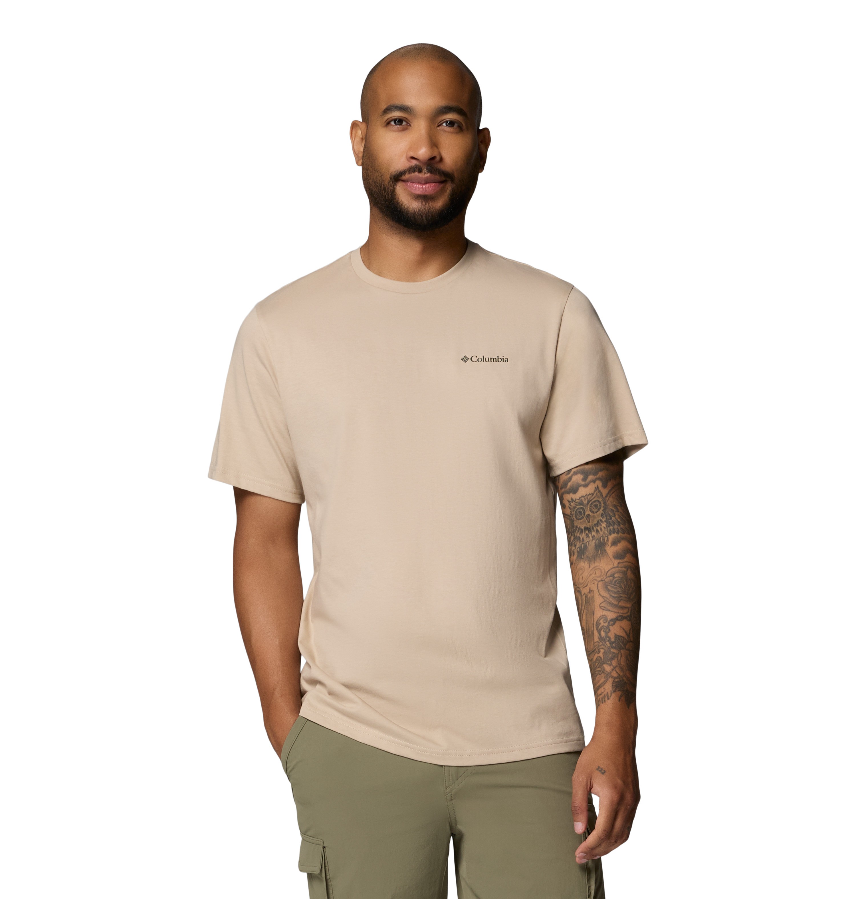 Ανδρική Μπλούζα Columbia CSC™ Outdoor Back Graphic Tee 2155021-271 Μπεζ