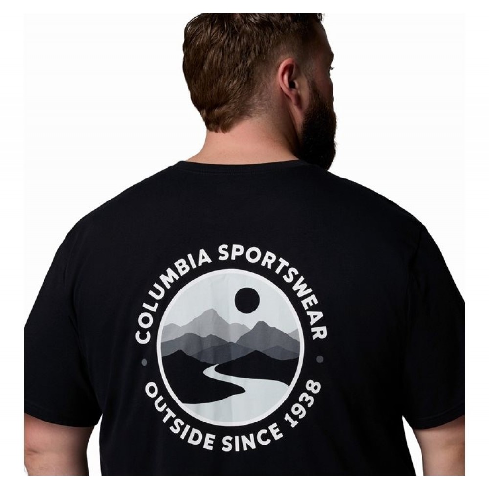 Ανδρική Μπλούζα Columbia CSC™ Outdoor Back Graphic Tee 2155021-012 Μαύρο