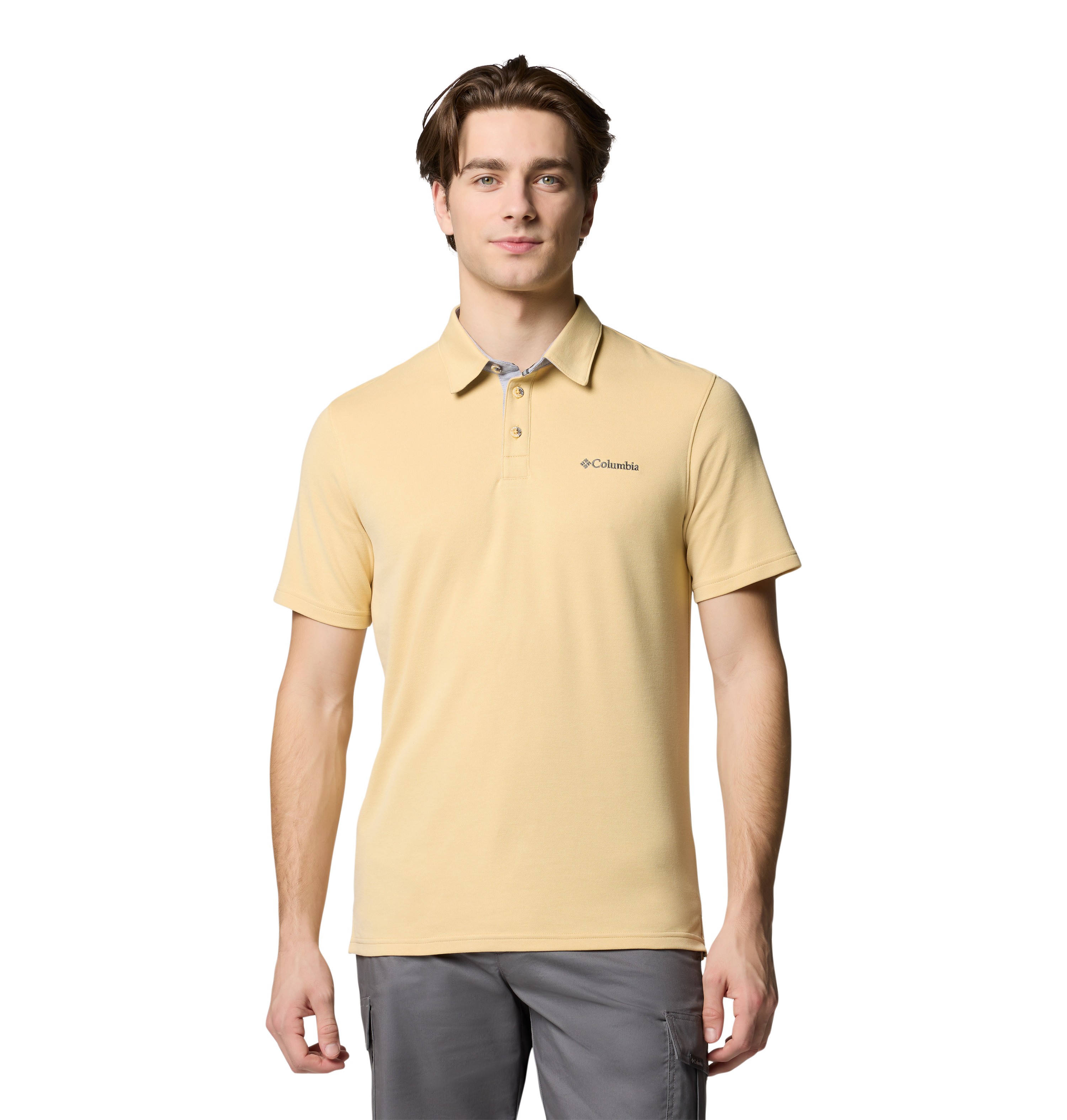 Ανδρικό Μπλουζάκι Polo Columbia Nelson Point Polo ΕΟ0035-715 Κίτρινο