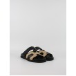 Γυναικεία Σανδάλια Komis-Komis E26 Black_raffia_n