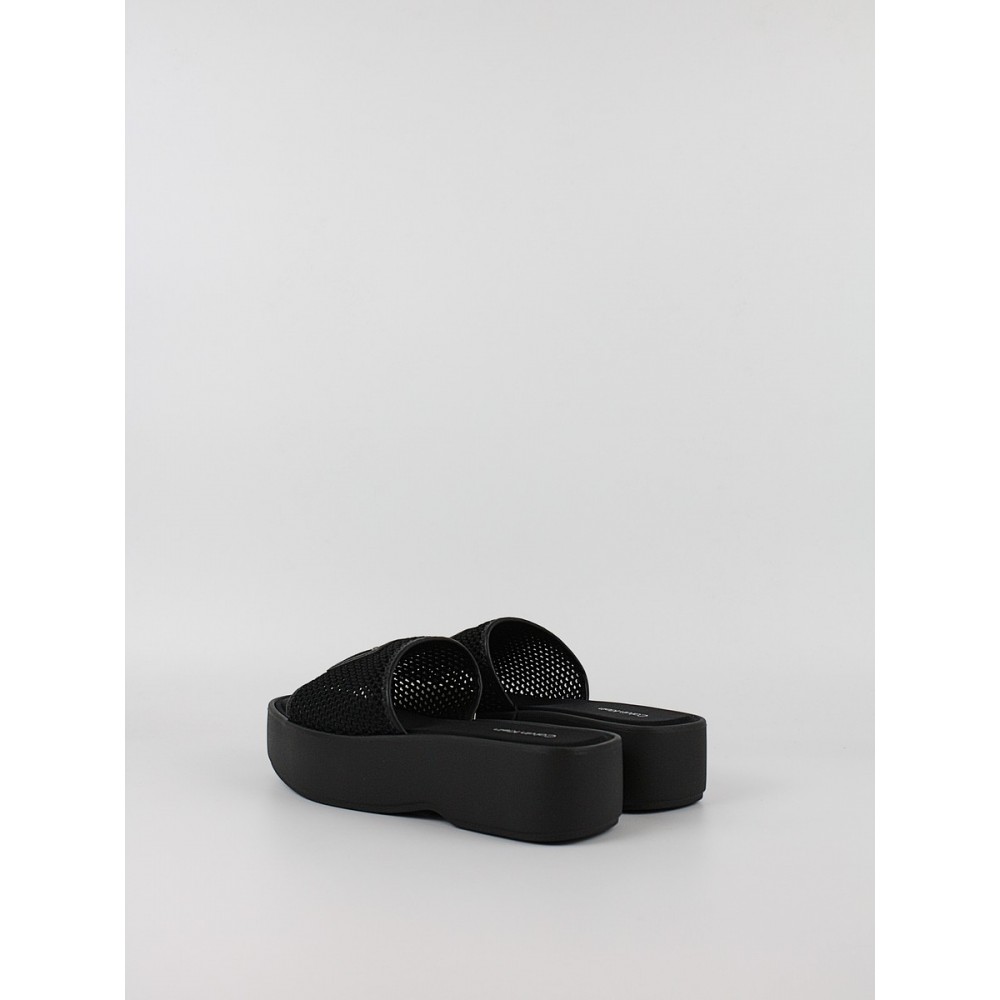 Γυναικεία Σανδάλια Calvin KLein Flatform Sandal Mesh HW0HW02877-0GJ Μαύρο