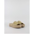 Γυναικεία Σανδάλια Calvin KLein Flatform Espadrille Raffia Mg HW0HW02895-AAM Μπεζ