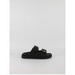 Γυναικεία Mule Tommy Hilfiger Double Strap Raffia Sandal FW0FW09122-BDS Μαύρο