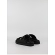 Γυναικεία Mule Tommy Hilfiger Double Strap Raffia Sandal FW0FW09122-BDS Μαύρο