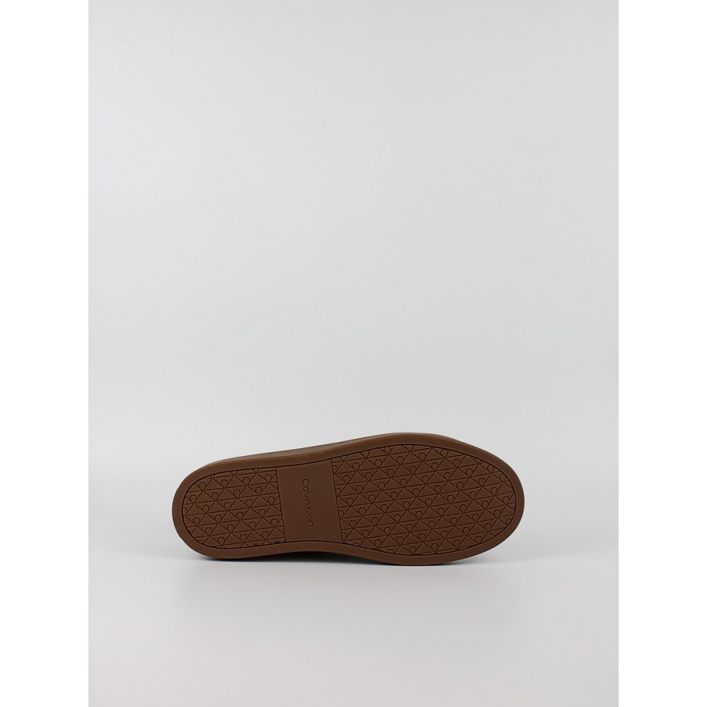 Ανδρικά Sneaker Calvin KLein Classic Cupsole Laceup Lth YM0YM01435-0ZV Μπλε