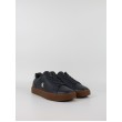Ανδρικά Sneaker Calvin KLein Classic Cupsole Laceup Lth YM0YM01435-0ZV Μπλε