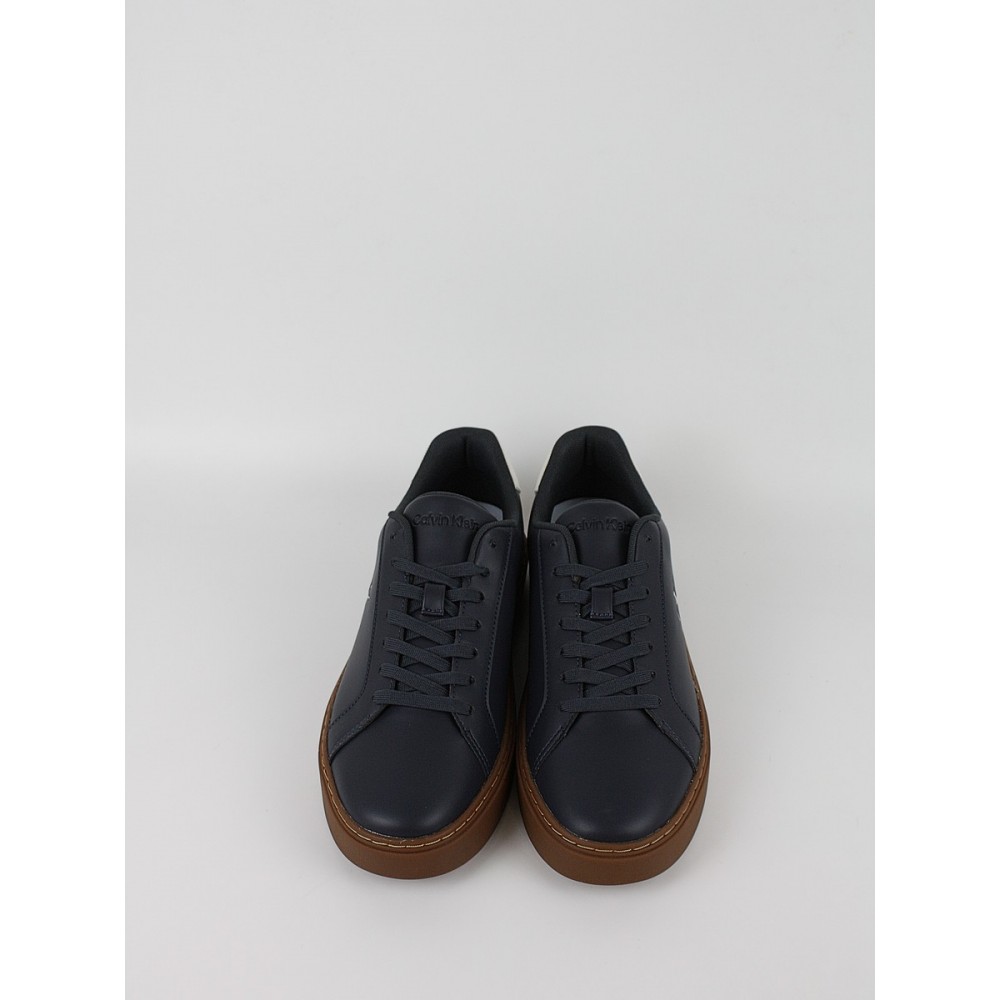 Ανδρικά Sneaker Calvin KLein Classic Cupsole Laceup Lth YM0YM01435-0ZV Μπλε