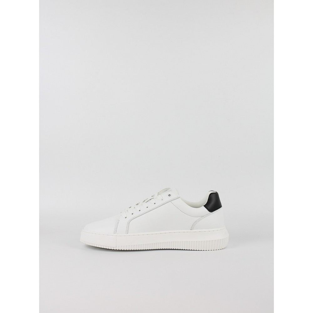 Ανδρικά Sneaker Calvin KLein Chunky Cupsole Mono Lth YM0YM01317-0LD Ασπρο
