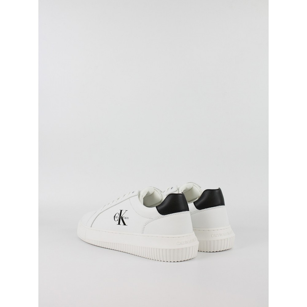 Ανδρικά Sneaker Calvin KLein Chunky Cupsole Mono Lth YM0YM01317-0LD Ασπρο