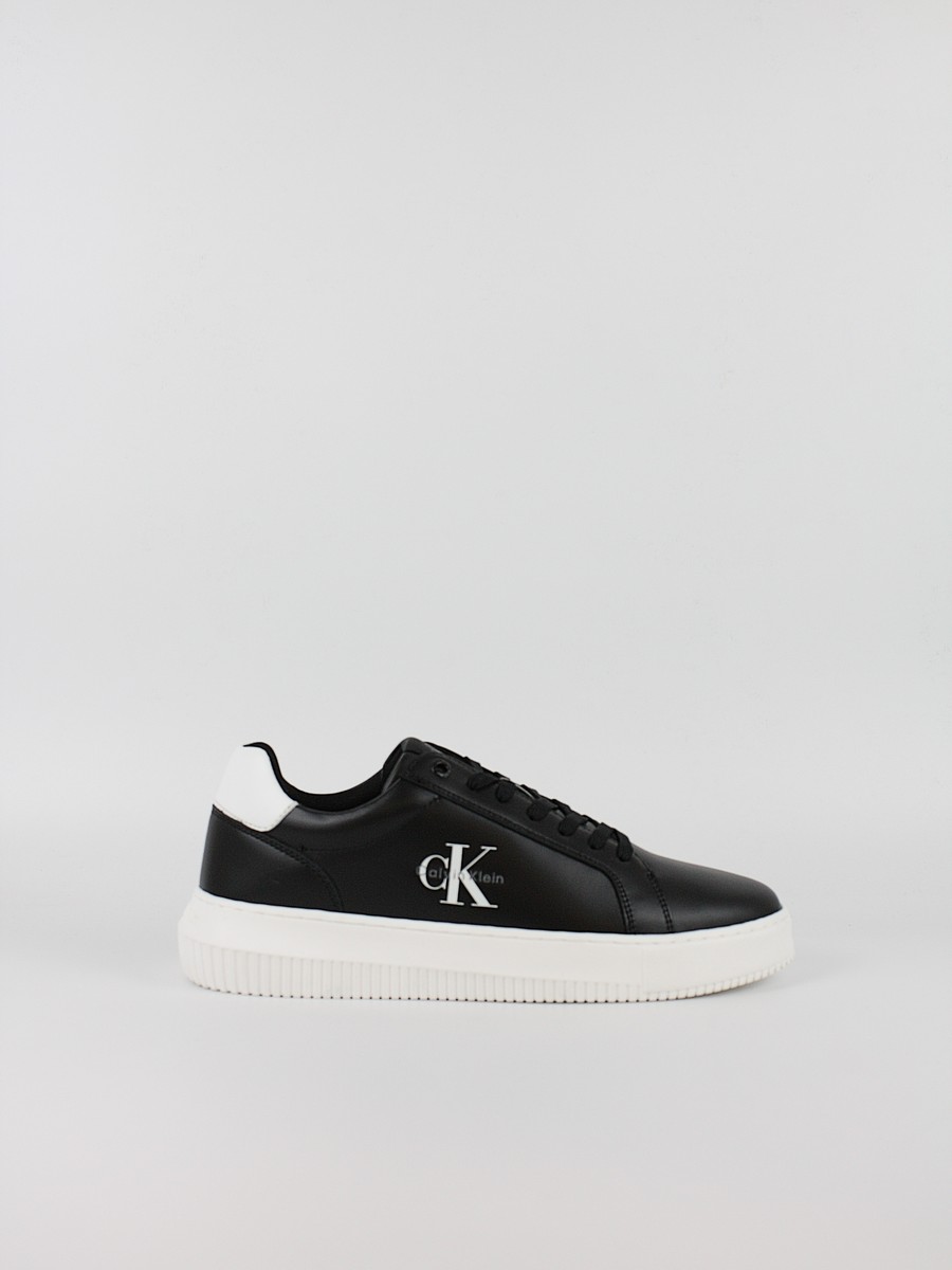 Ανδρικά Sneaker Calvin KLein Chunky Cupsole Mono Lth YM0YM01317-0GJ Μαύρο