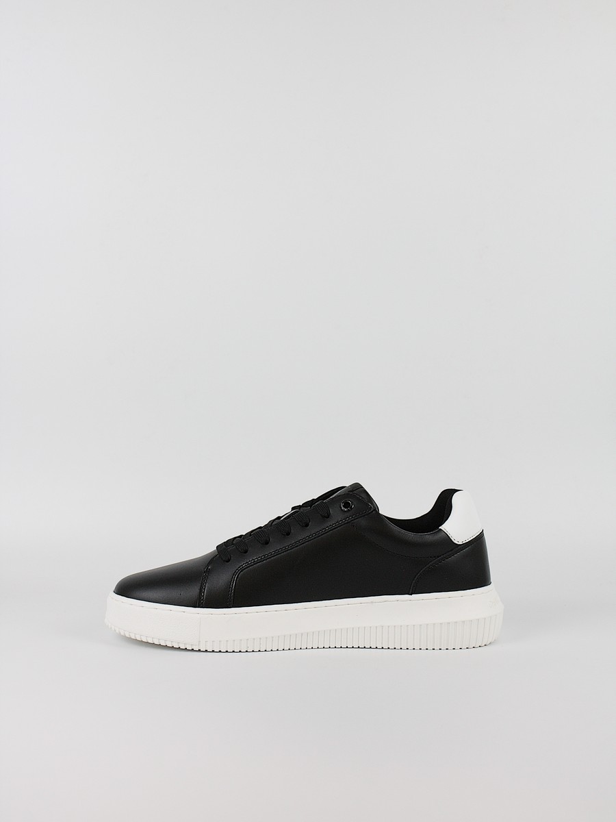 Ανδρικά Sneaker Calvin KLein Chunky Cupsole Mono Lth YM0YM01317-0GJ Μαύρο