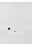 Γυναικεία Sneaker Calvin KLein Chunky Cupsole Mono Lth Wn YW0YW01872-01W Ασπρο