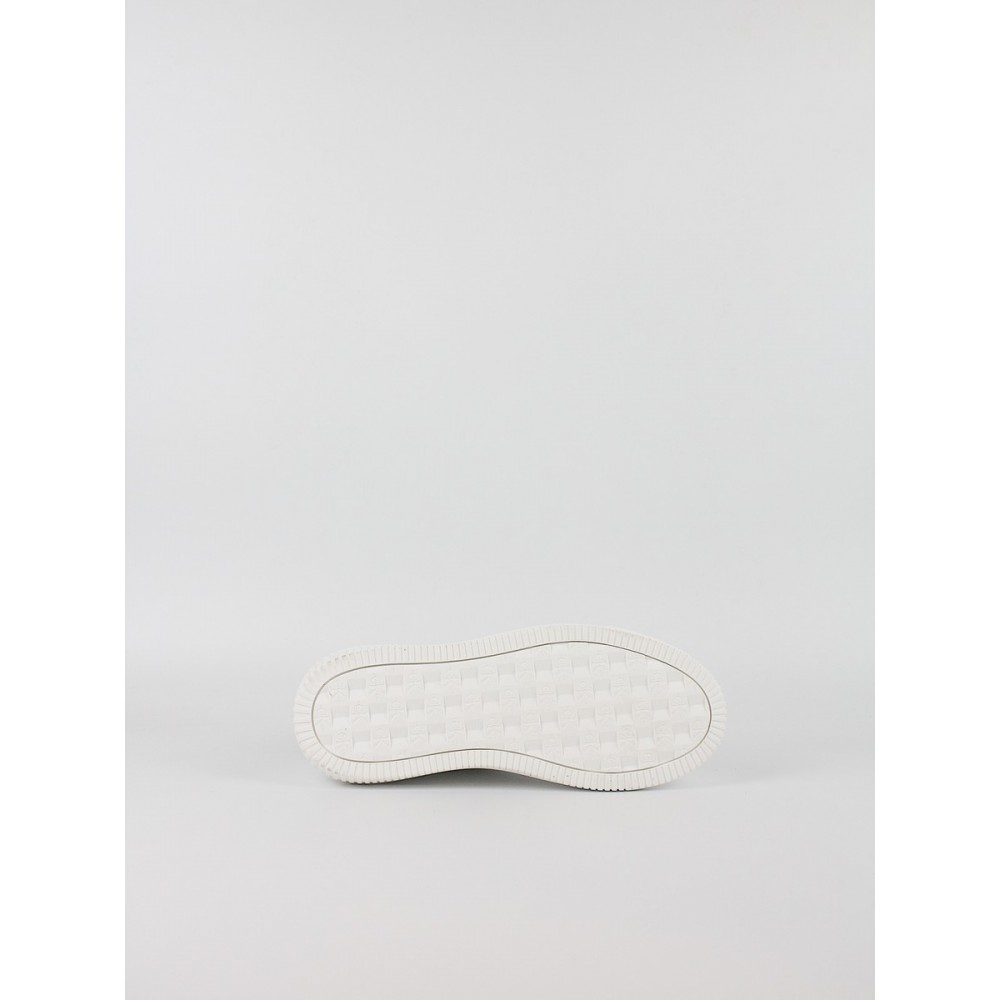 Γυναικεία Sneaker Calvin KLein Chunky Cupsole Mono Lth Wn YW0YW01872-01W Ασπρο
