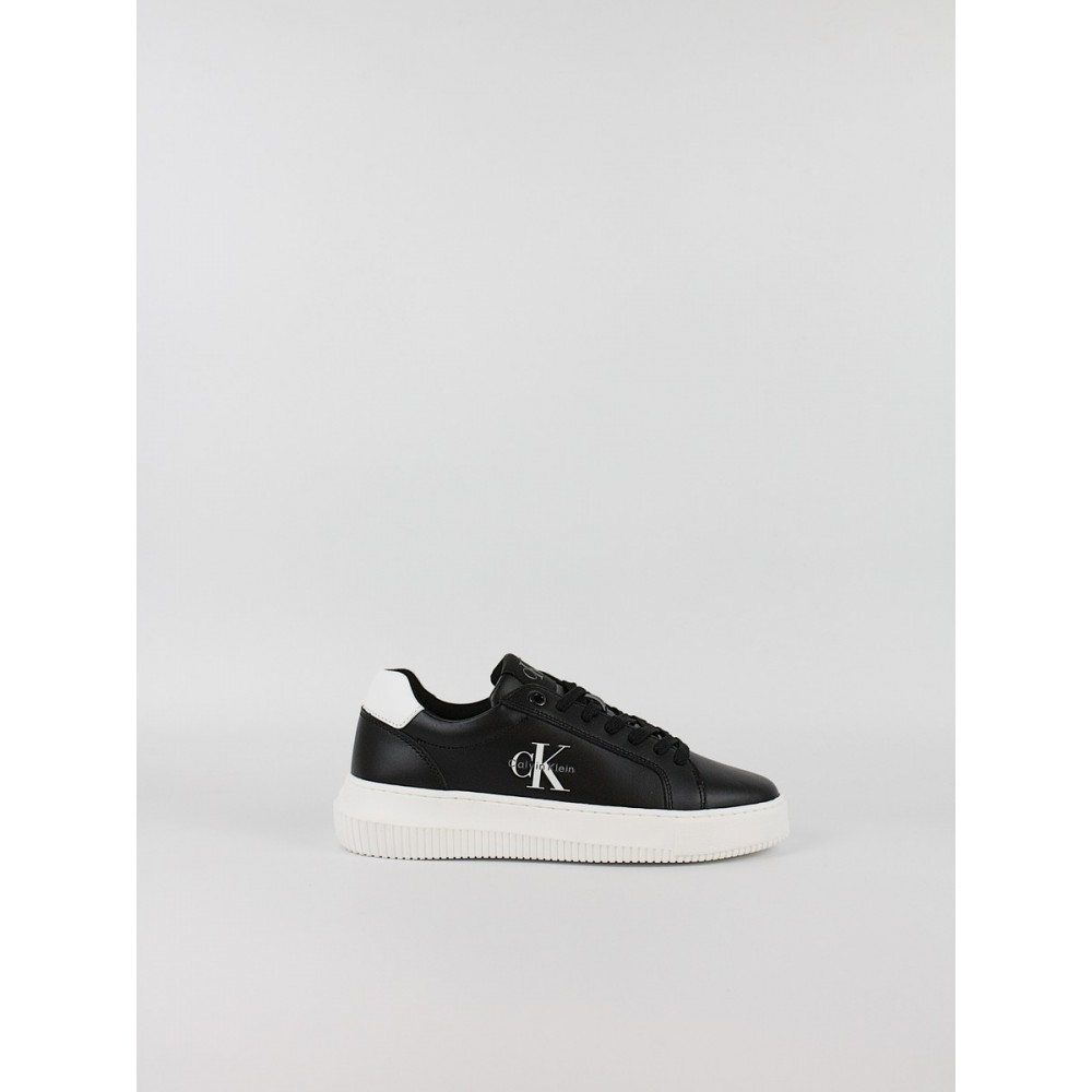 Γυναικεία Sneaker Calvin KLein Chunky Cupsole Mono Lth Wn YW0YW01872-0GM Μαύρο