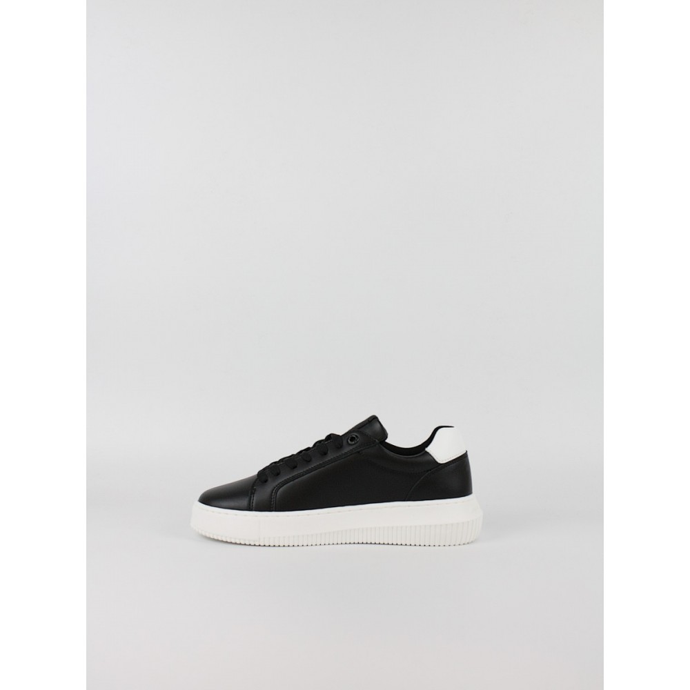 Γυναικεία Sneaker Calvin KLein Chunky Cupsole Mono Lth Wn YW0YW01872-0GM Μαύρο