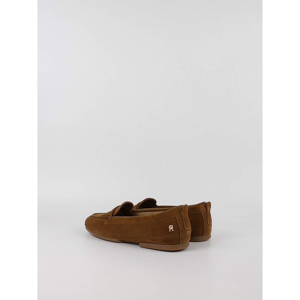 Γυναικεία Loafer Tommy Hilfiger Th Flex Suede Loafer Ballerina FW0FW09507-GWJ Ταμπά