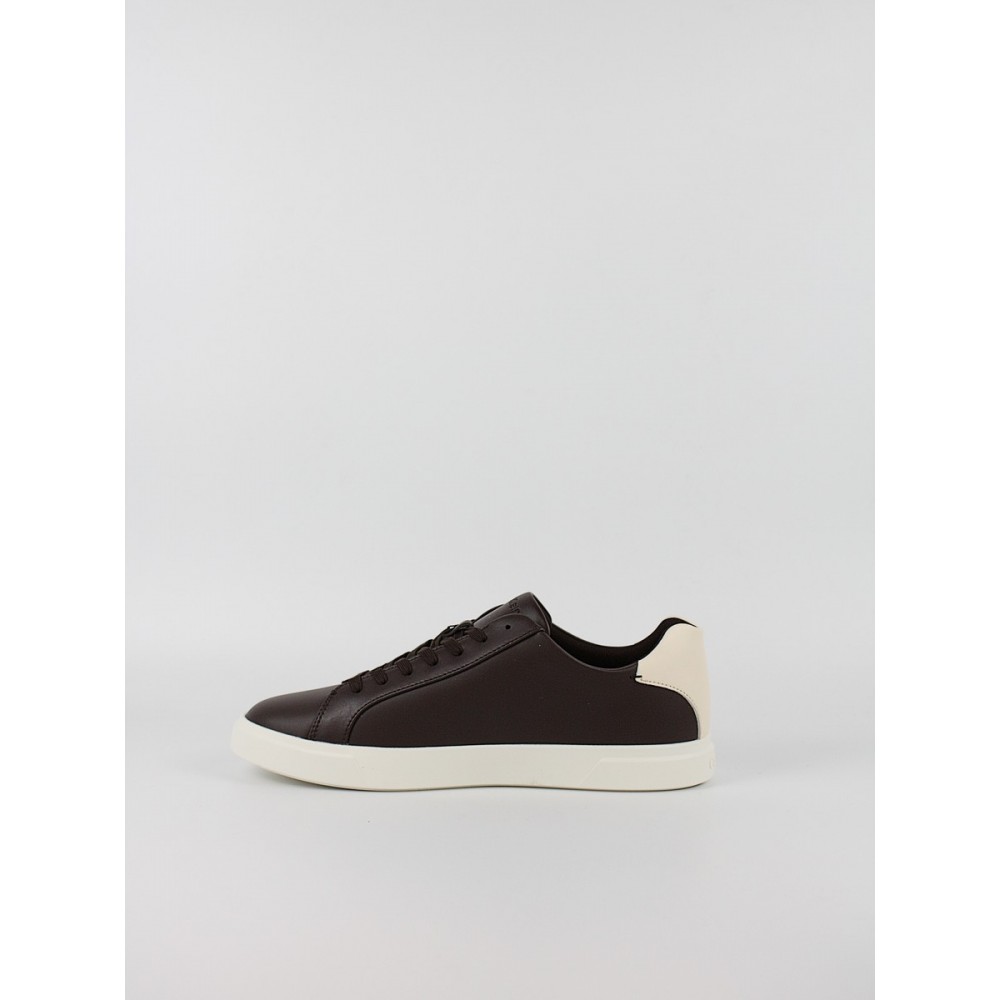 Ανδρικά Sneaker Calvin KLein Low Prof Cupsole Lth HM0HM02123-0KU Καφέ