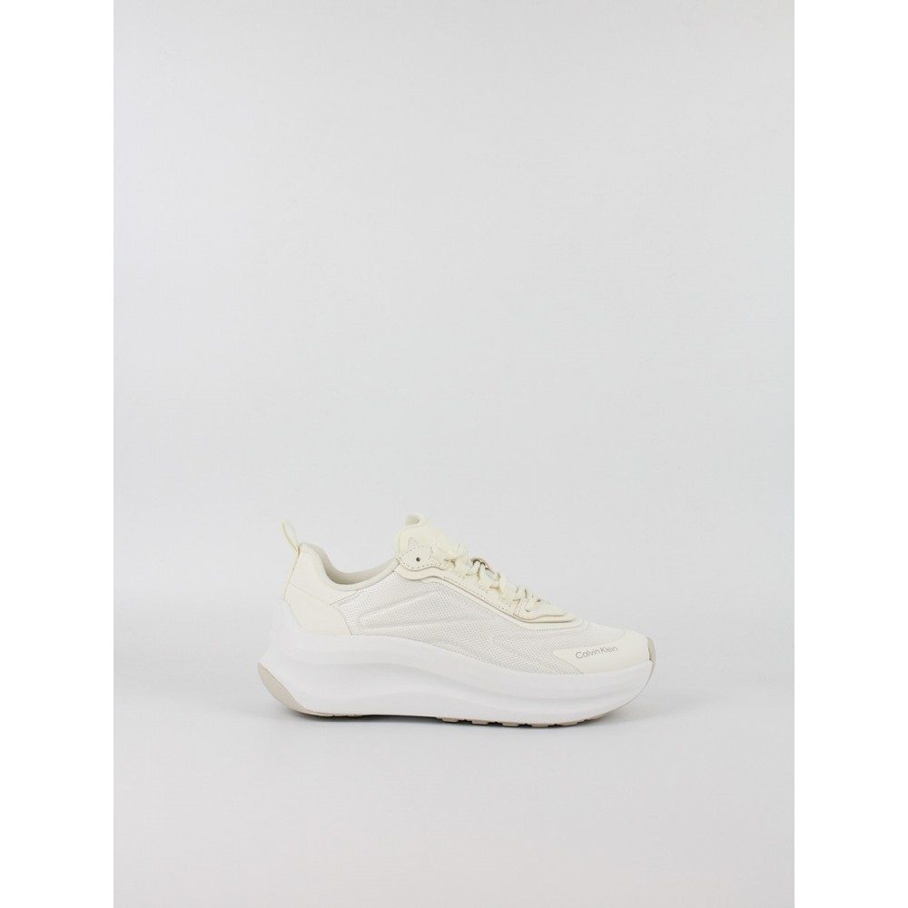 Γυναικεία Sneaker Calvin KLein Chunky Runner Laceup Hf Blst Ny HW0HW03111-0K5 Κρεμ