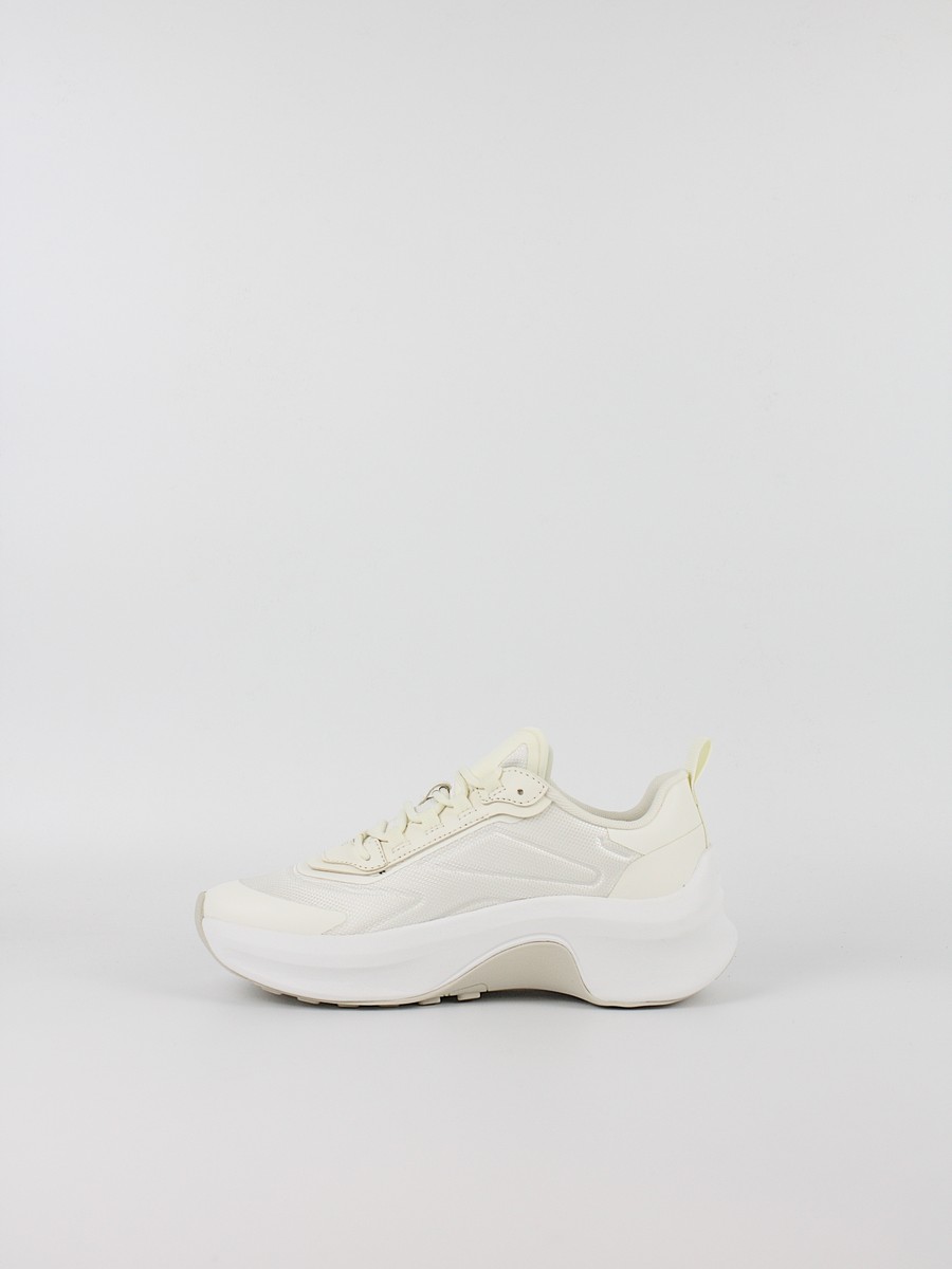 Γυναικεία Sneaker Calvin KLein Chunky Runner Laceup Hf Blst Ny HW0HW03111-0K5 Κρεμ