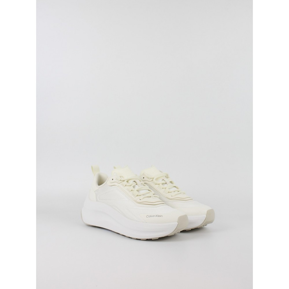 Γυναικεία Sneaker Calvin KLein Chunky Runner Laceup Hf Blst Ny HW0HW03111-0K5 Κρεμ