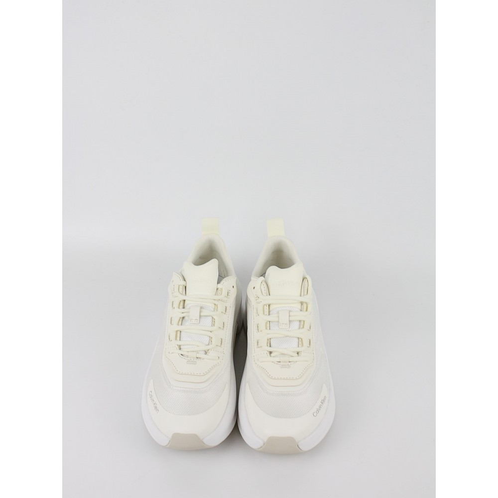 Γυναικεία Sneaker Calvin KLein Chunky Runner Laceup Hf Blst Ny HW0HW03111-0K5 Κρεμ