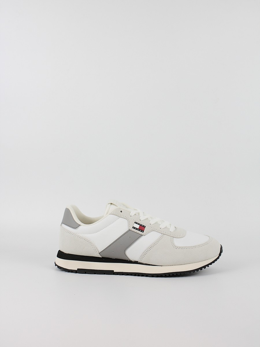 Ανδρικά Sneaker Tommy Hilfiger Tjm Eva Rynner Mix Material EM0EM01737-YBL Ασπρο