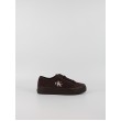Γυναικεία Sneaker Calvin Klein Vulc Flat Laceup Suede HW0HW03088-VH2 Καφέ