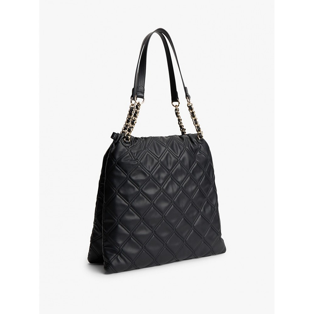 Γυναικεία Τσάντα Tommy Hilfiger Th Feminne Tote AW0AW18719-BDS Μαύρη