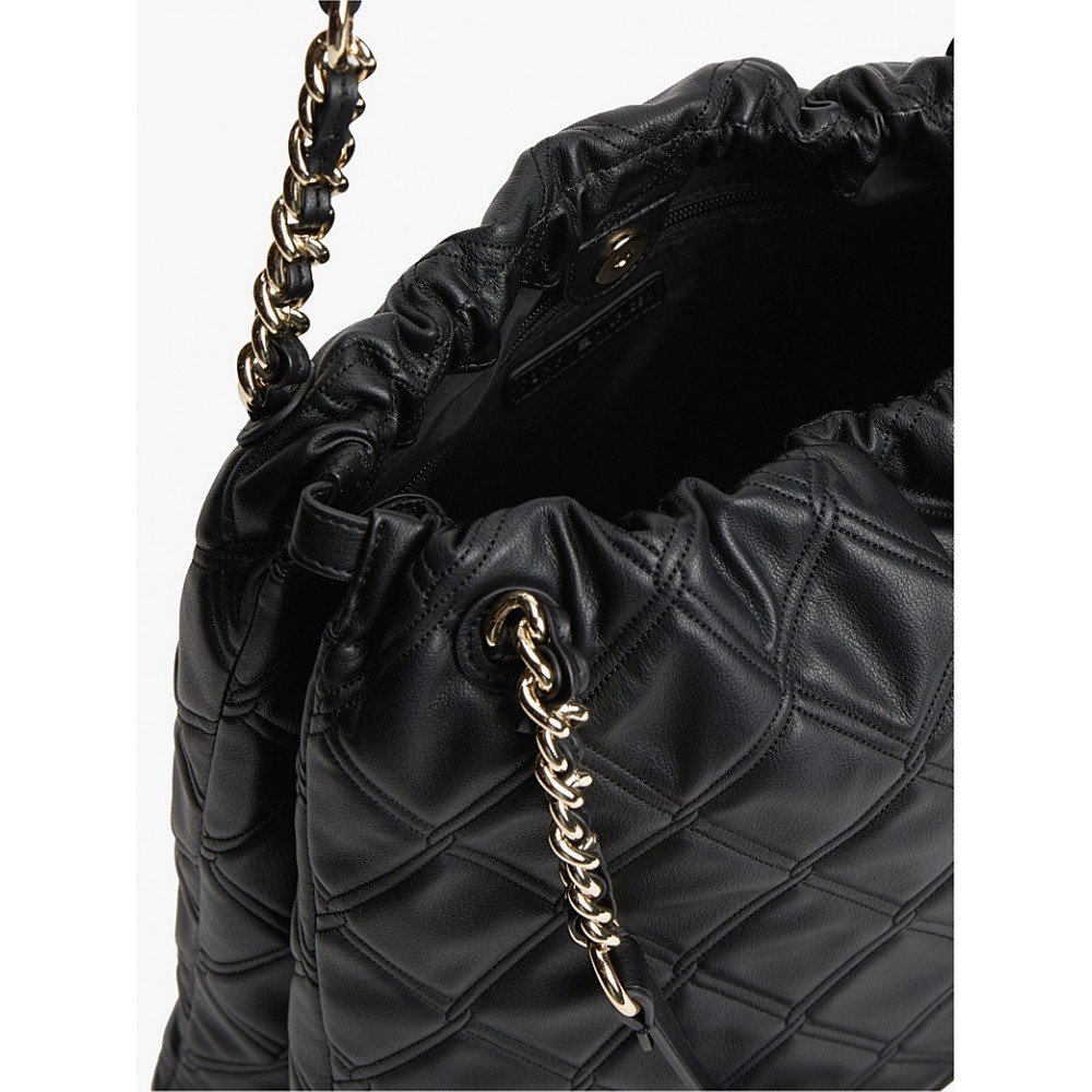 Γυναικεία Τσάντα Tommy Hilfiger Th Feminne Tote AW0AW18719-BDS Μαύρη